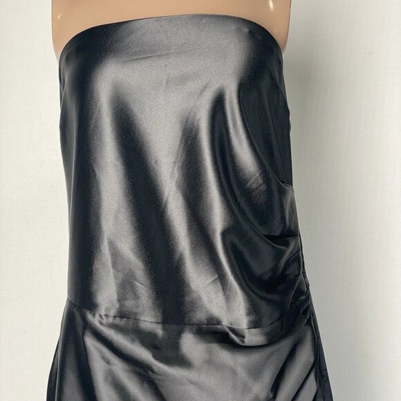 BHLDN Women’s Danielle Strapless Stretch Satin Maxi Dress - Picture 8 of 9